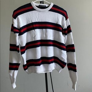 Striped oversized sweater